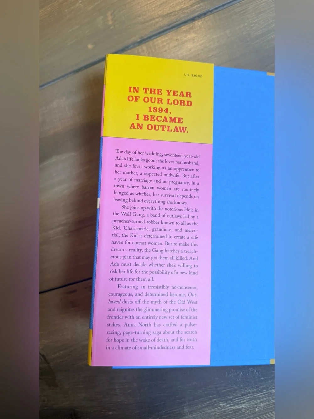 Outlawed Anna North Hardcover 2021 First Edition Book of the Month